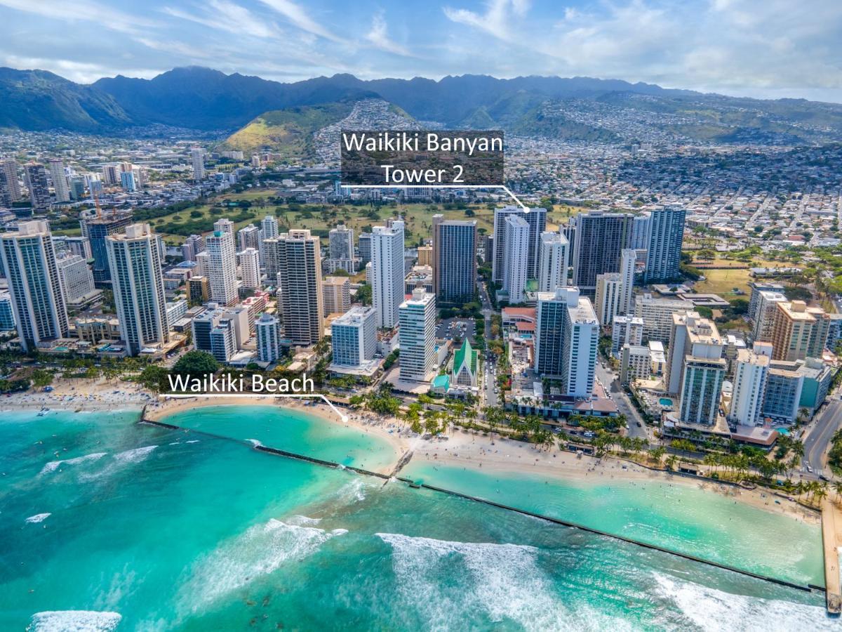 Beautiful 1Br, Steps To Waikiki Beach And Parking Хонолулу Екстериор снимка